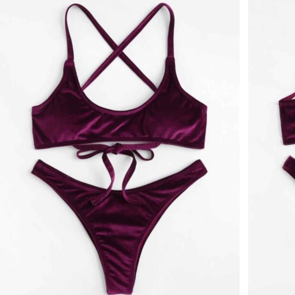 Purple bikini